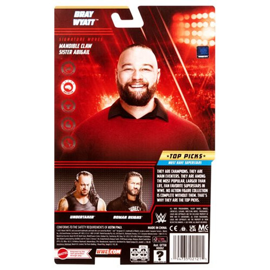 BRAY WYATT WWE BASIC TOP PICKS 2022 FIREFLY FUNHOUSE