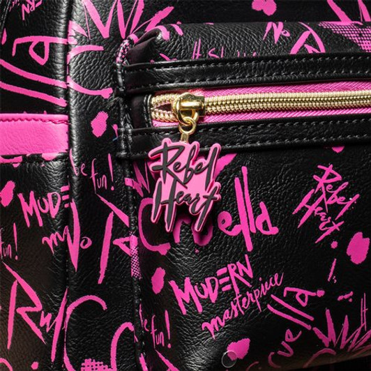 CRUELLA GRAFFITI LOUNGEFLY MINI-BACKPACK