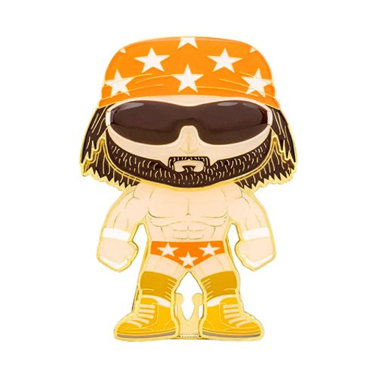 "MACHO MAN" RANDY SAVAGE #04 WWE LARGE ENAMEL POP PIN