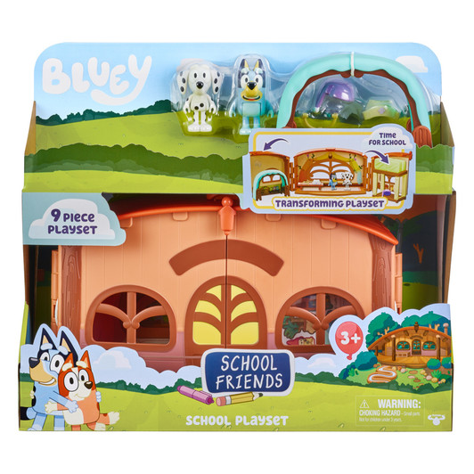 CALYPSO'S SCHOOL PLAYSET BLUEY SCHOOL FRIENDS