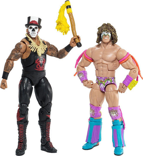 PAPA SHANGO & ULTIMATE WARRIOR WWE ELITE HALL OF FAME EXCLUSIVE