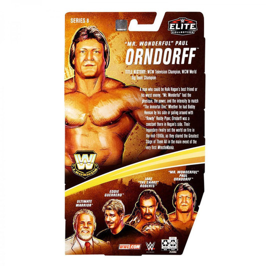 "MR. WONDERFUL" PAUL ORNDORFF WWE ELITE HALL OF FAME SERIES 8