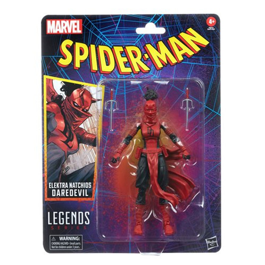 ELEKTRA NATCHIOS DAREDEVIL SPIDER-MAN RETRO MARVEL LEGENDS