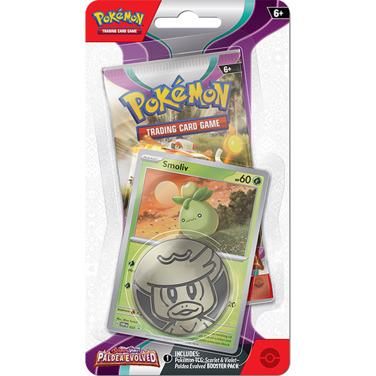 POKEMON SCARLET & VIOLET 02 PALDEA EVOLVED CHECKLANE BLISTER PACK