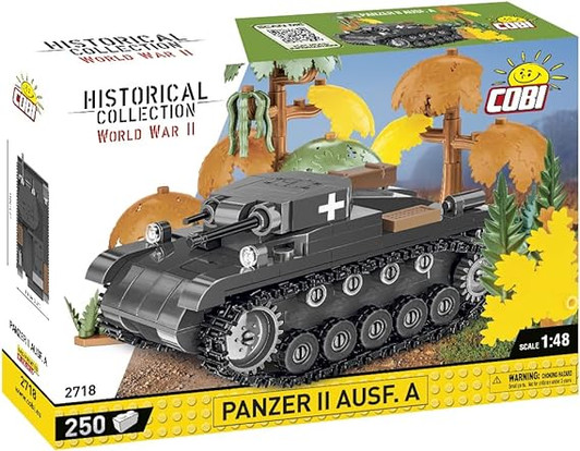 PANZER II AUSF.A HISTORICAL COLLECTION WWII (250 PIECES) # 2718 COBI