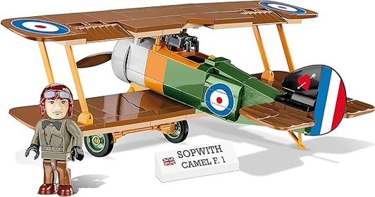 SOPWITH CAMEL F.1 PLANE HISTORICAL COLLECTION GREAT WAR (176 PIECES) # 2978 COBI