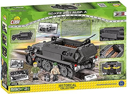 SD.KFZ 251/1 AUSF.A HISTORICAL COLLECTION WWII (592 PIECES) # 2552 COBI