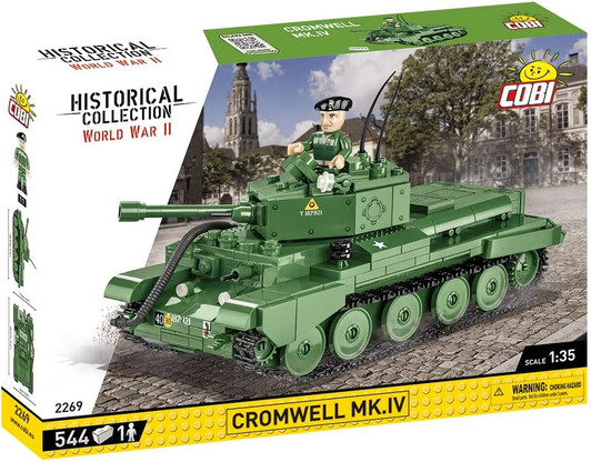 CROMWELL MK.IV  TANK 544 PCS HISTORICAL COLLECTION WWII (544 PIECES) # 2269 COBI