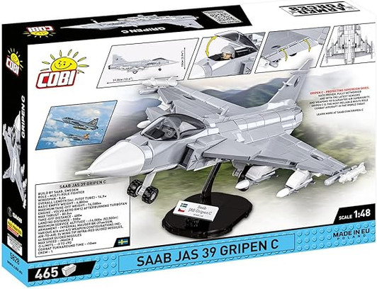  SAAB JAS 39 GRIPEN C ARMED FORCES (465 PIECES) #5828 COBI
