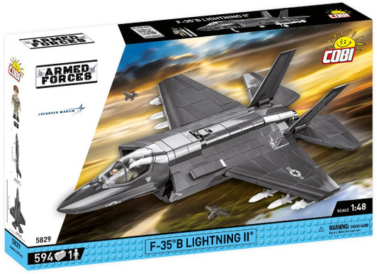 F-35 B LIGHTING II PLANE ARMED FORCES (594 PIECEC) # 5829 COBI
