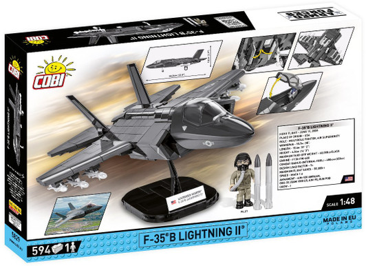 F-35 B LIGHTING II PLANE ARMED FORCES (594 PIECEC) # 5829 COBI
