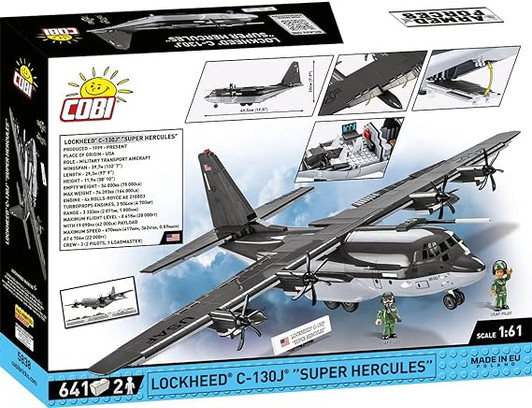 LOCKHEED C-130J "SUPER HERCULES" PLANE ARMED FORCES (641 PIECES) # 5838 COBI