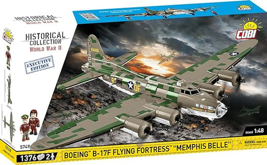 BOEING B-17 F FLYING FORTRESS "MEMPHIS BELLE" HISTORICAL COLLECTION WWII (1376 PIECES) #5749