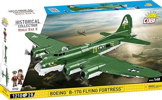 BOEING B-17-G FLYING FORTRESS HISTORICAL COLLECTION WWII (1210 PIECES) # 5750 COBI