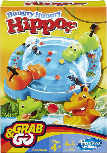 GRAB & GO HUNGRY HUNGRY HIPPOS (TRAVEL SIZE)