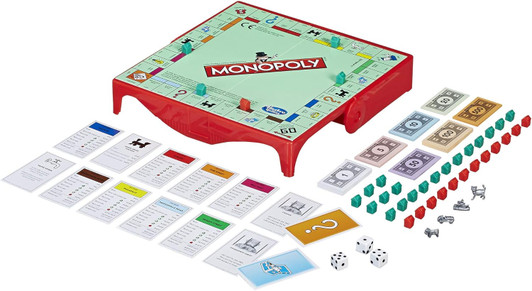 GRAB & GO MONOPOLY (TRAVEL SIZE)