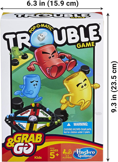 GRAB & GO POP-O-MATIC TROUBLE (TRAVEL SIZE)