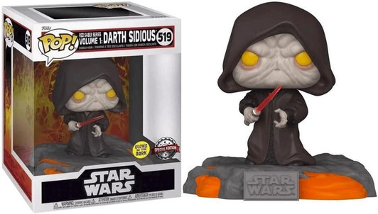 DARTH SIDIOUS #519 RED SABER SERIES VOLUME 1 STAR WARS FUNKO POP EXCLUSIVE