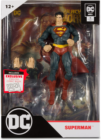 SUPERMAN PAGE PUNCHERS MCFARLANE 7'' FIGURE W/ COMIC