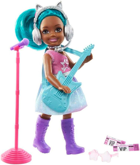 BARBIE CHELSEA CAN BE A ROCKSTAR W/ GUITAR 