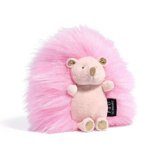 PINK HEDGEHOG PLUSH F*A*O SCHWARTZ