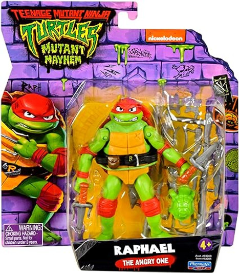 RAPHAEL 4.5 " BASIC ACTION FIGURE MUTANT MAYHEM TEENAGE MUTANT NINJA TURTLES