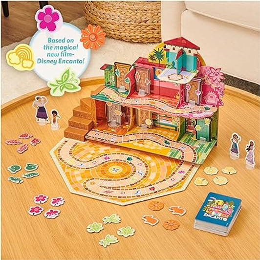 DISNEY ENCANTO, HOUSE OF CHARMS CUTE EASY FAMILY BOARD GAME