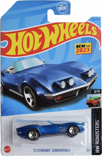 72 STINGRAY CONVERTIBLE BLUE HW ROADSTERS 8/10 2023