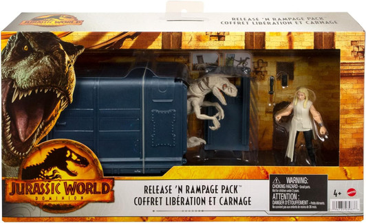 RELEASE 'N RAMPAGE PACK JURASSIC WORLD DOMINION SET