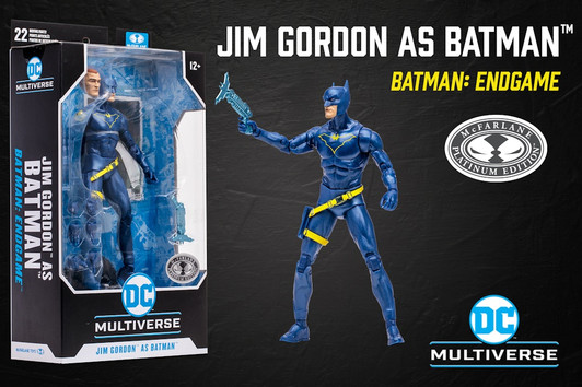 JIM GORDON AS BATMAN DC MULITVERSE WAVE 14(BLUE) BATMAN END GAME CHASE