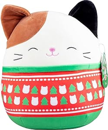 CAM THE CAT SQUISHMALLOW 4.5 INCHES CHRISTMAS