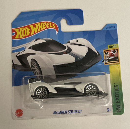 MCLAREN SOLUS GT WHITE HW EXOTICS 10/10 SHORT CARD