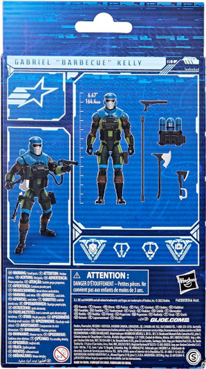 GABRIEL "BARBEQUE" KELLY G.I. JOE CLASSIFIED SERIES THE MAD MARAUDERS