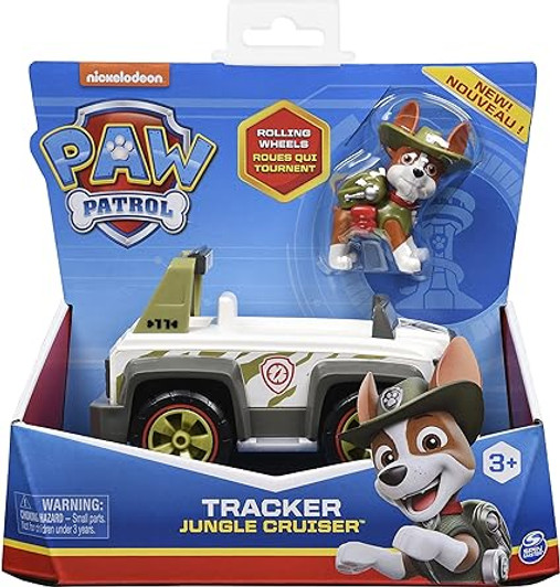 TRACKER JUNGLE CRUISER VEHICLE WITH FIGURE PAW PATROL