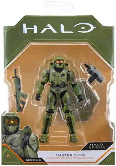 MASTER CHIEF WITH CAMMANDO RIFLE & GRAPPLESHOT HALO