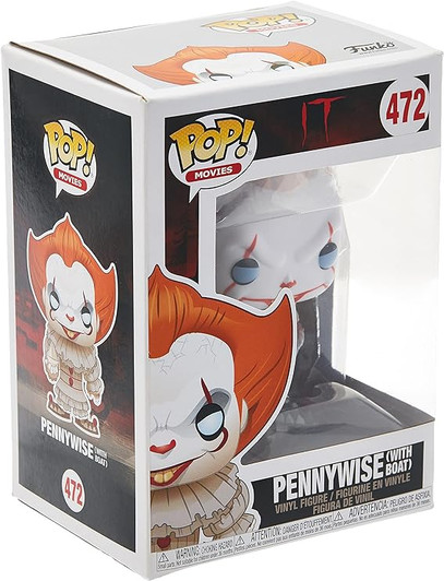 PENNYWISE(WITH BOAT) # 472 FUNKO POP MOVIES