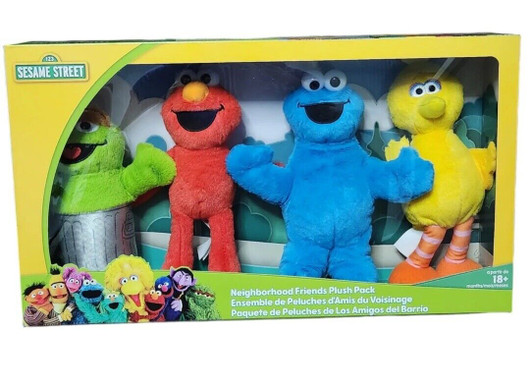 SEASAME STREET NEIGHBORHOOD FRIENDS PLUSH PACK