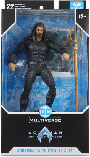 AQUAMAN STEALTH SUIT WITH TOPO MCFARLANE DC MULTIVERSE AQUAMAN THE LOST KINGDOM