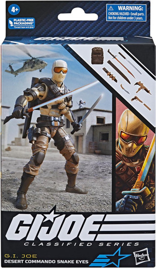 G.I. JOE CLASSIFIED SERIES DESERT COMMANDO SNAKE EYES