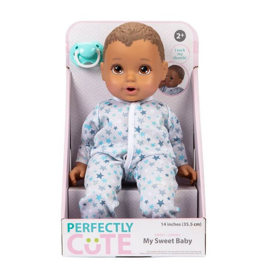 PERFECTLY CUTE 14 "BABY DOLL- BROWN HAIR, BROWN EYES