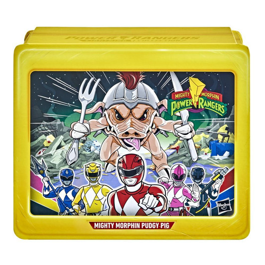 POWER RANGERS LIGHTNING COLLECTION MIGHTY MORPHIN PUDGY PIG IN LUNCHBOX STYLE CASE