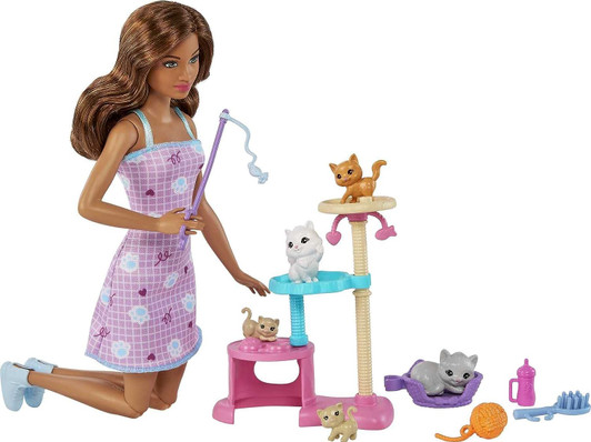 BARBIE KITTY CONDO WITH KITTIES