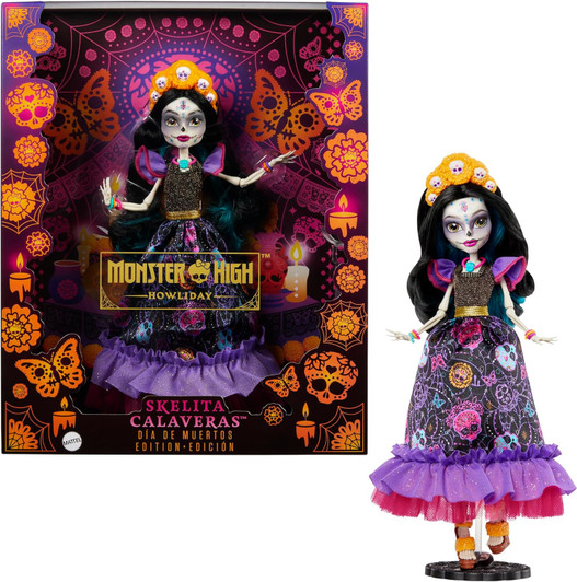 SKELITA CALAVERAS DIA DE MUERTOS MONSTER HIGH HOWLIDAY EDITION