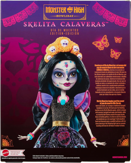 SKELITA CALAVERAS DIA DE MUERTOS MONSTER HIGH HOWLIDAY EDITION