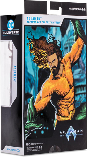 AQUAMAN (GOLD & GREEN SUIT): AQUAMAN AND THE LOST KINGDOM MCFARLANE DC MULTIVERSE