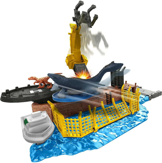 MOSASAURUS MAYHEM PLAYSET JURASSIC WORLD MINIS