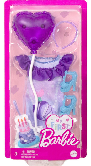 MY FIRST BARBIE OUTFIT PURPLE BALLOON