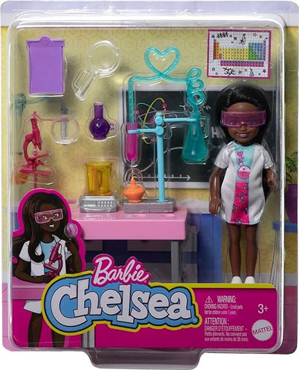 BARBIE CHELSEA SCIENTIST LAB YOU CAN BE ANYTHING