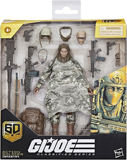 ACTION SOILDER INFANTRY 60TH ANNIVERSARY G.I. JOE CLASSIFIED SERIES 