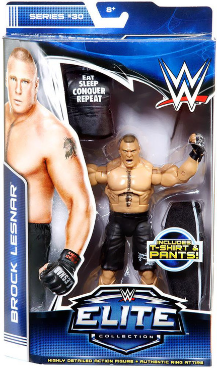 BROCK LESNAR WWE ELITE SERIES 30 EAT SLEEP CONQUER REPEAT